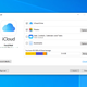 iCloud settings in Windows.